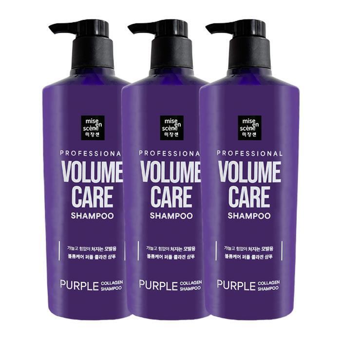 

mise en scène Volume Care Purple Collagen Shampoo 680ml x3 (14334796)