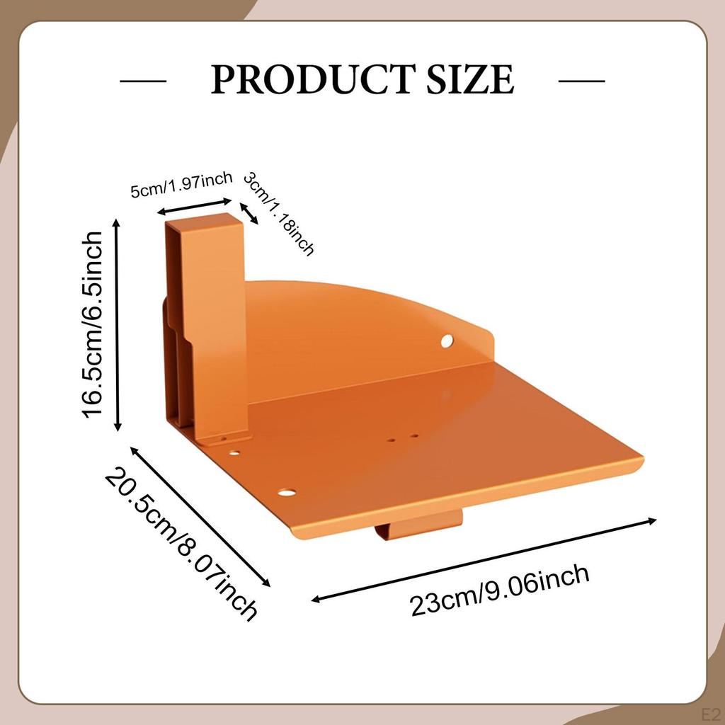 Uchwyt Ścienny Ekspozycyjny Oszczędzający Miejsce Sprzęt Ogrodowy Wytrzymały