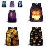 Halloween Fledermaus Kürbis Rucksack Aus Nylonmaterial Für Den Täglichen Gebrauch Und Street Style