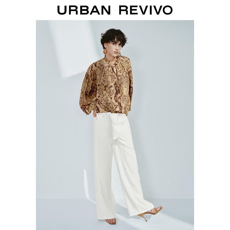 UR2025 Summer Women's Cotton Wide-Leg Casual Pants