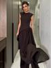 2026 Sleeveless Solid Color Top & Long Pants Set for Women - European & American Style