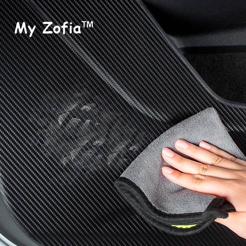 For Chery Tiggo 7 Pro Max 2023 2024 2025 Car Anti-kick Mat Carbon Fiber Car Interior Door Cover Protective Sticker Accessories