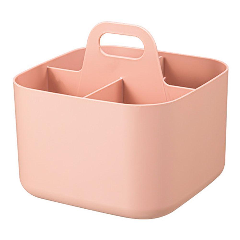 Space Efficient Stackable Basket Organizer with Handle for Daily Essentials