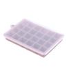 1Pc 24-Hole Silicone Ice Tray Square Box Auxiliary Food Puree Cheese Jelly Mold With Lid Bar Kitchen Cocktail Tools Ice Mold