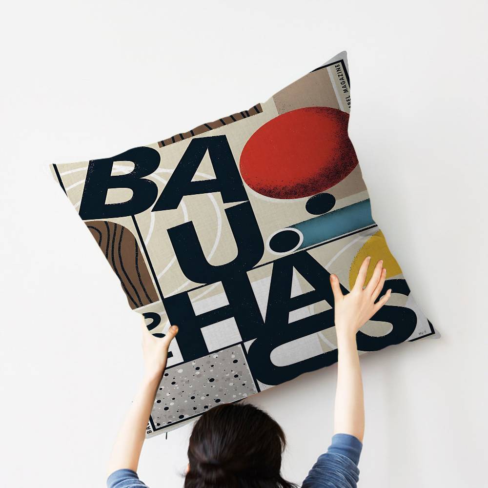 Colorful BBauhaus Pillow Gifts Home Office Furnishings Bedroom Sofa Car Cushion Cover case xcm