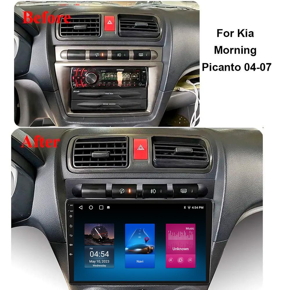 For KIA Picanto 2007 Navigation GPS Android Car Radio  Multimedia Player Stereo wifi+4G Carplay Auto Video