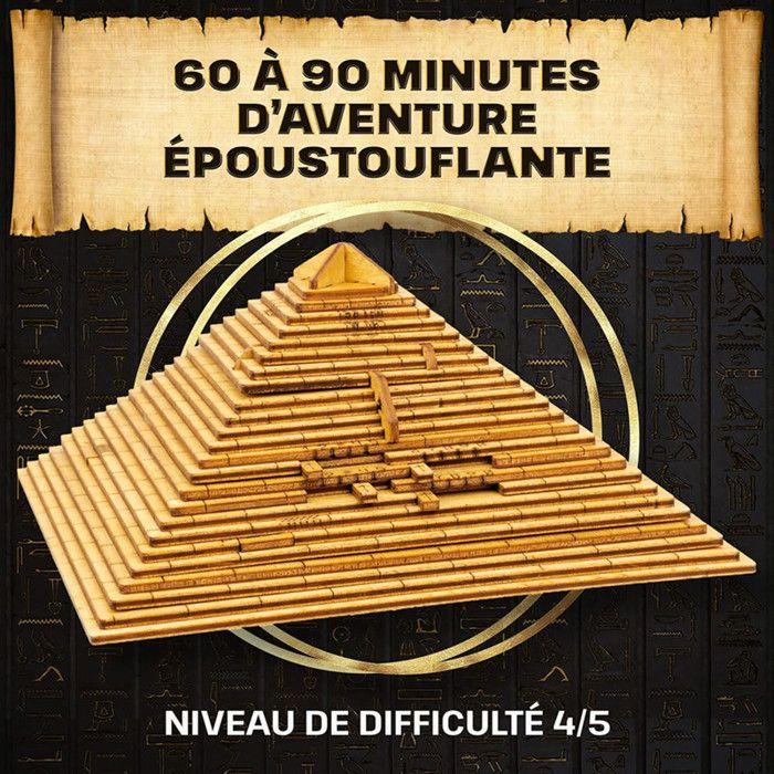 Maquette Et Jeu D'escape Box - Quest - Pyramid - 70 Pièces - Pour Adultes - Intérieur