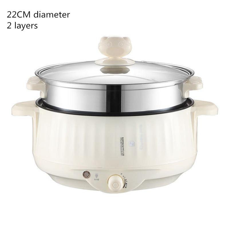 220 В бытовая электрическая кастрюля для приготовления пищи с антипригарным покрытием — фото 8