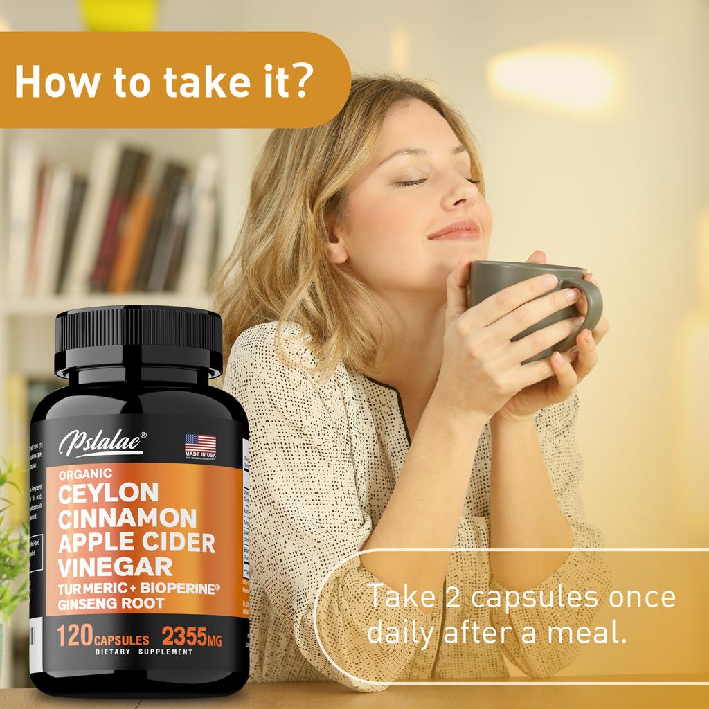 Super-potent Curcumin Capsules, Organic Turmeric, Ginger Extract, 120 Capsules Per Pack, Gluten-free.