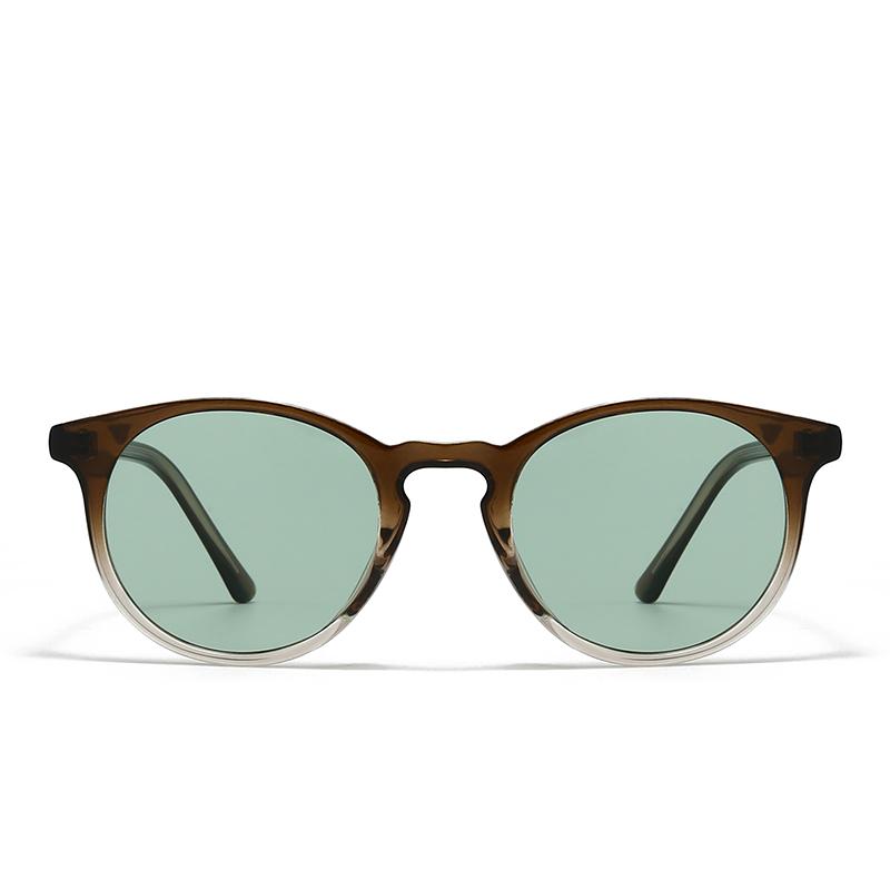 European And American Trendyy Street Photography Retro Literary Acrylic Insert Sunglasses Modern Charm Ins Sunglasses 28030