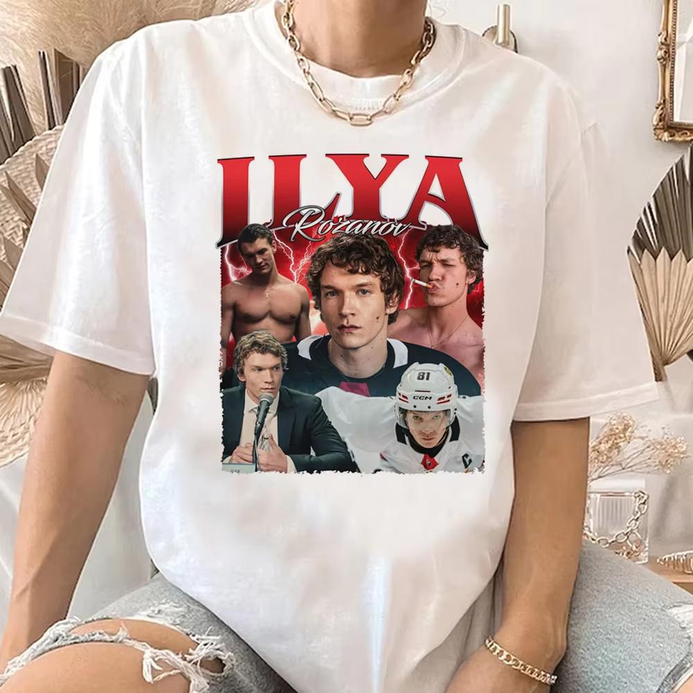 Connor Storrie Ilya Rozanov Vintage 90s Graphic T Shirts Unisex Unisex Rivalry Hockey Rounisexce Tshirt Couple Tops Tees