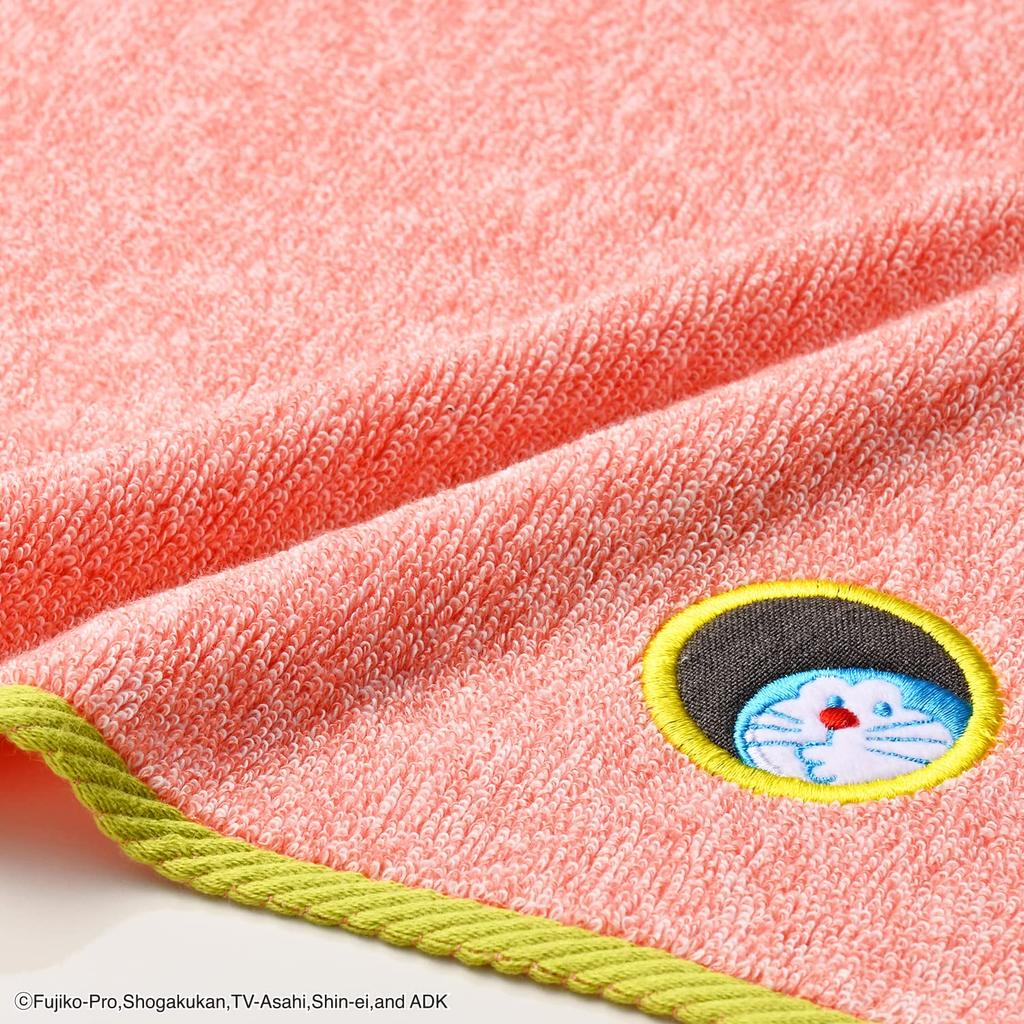 Handtuchmuseum Mirai Doraemon das Handtuch 25 x 25 „Durch den Reifen“ Taschentuch, Orange, Ca.. cm, 21-2630100