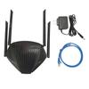 WiFi Router AC1200Mbps 2.4GHz 5GHz 4 Antennas MU MIMO External PA Internet Router for Family Office