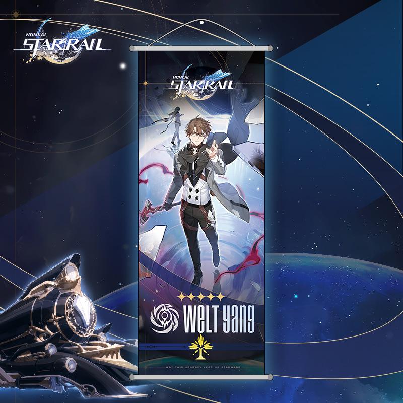 Honkai Star Rail Painting Collection Poster Wall Hanging Anime Art Room Decor