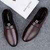 Luxury Genuine Leather Men Loafers Brown Genuine Leather Penny Loafers Man Adult Office Career Mens Shoes Sneakers Driving Shoes