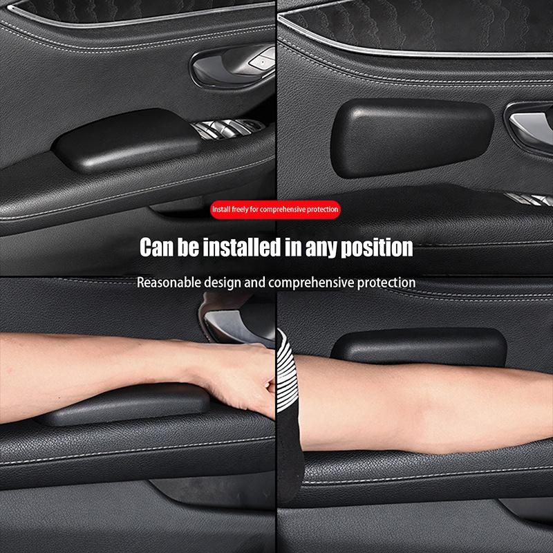Car Knee Rest Pad Interior Auto Armrest Pad For Door Central Console Side Protective Pad Soft Relax Pads