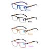 New Anti-Blue Light Reading Glasses for Women Men Fashion Striped PC Frame Readers Eyewear Eye Protection Presbyopia Eyeglasses