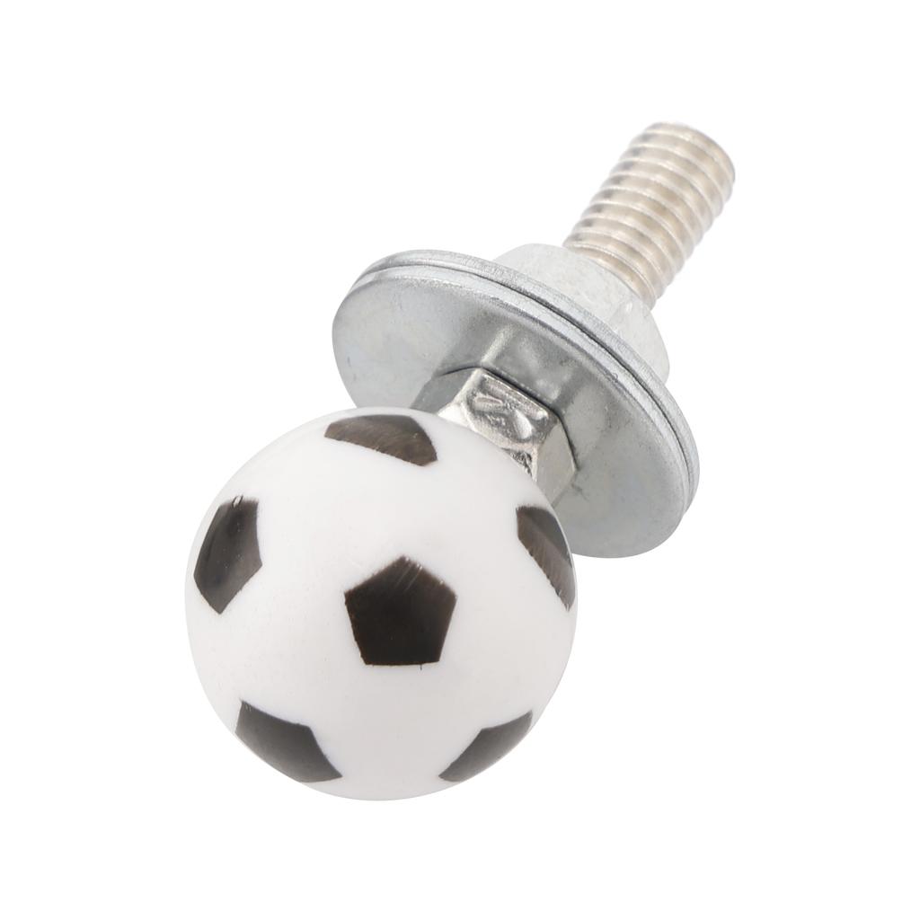 4x Custom SOCCER License Plate Bolt Screw Plastic Motorcycle Chopper Trike