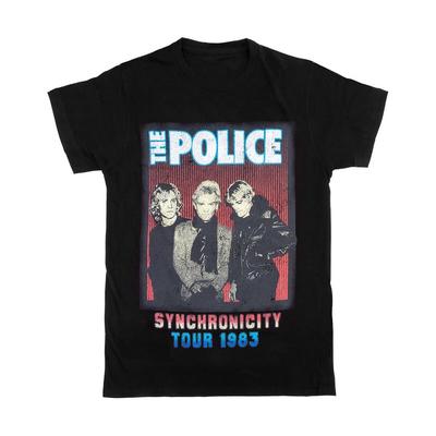 Synchronicity Tour THE POLICE Retro Shirt Classic Black Unisex S-5XL ND748 Unisex T-Shirt
