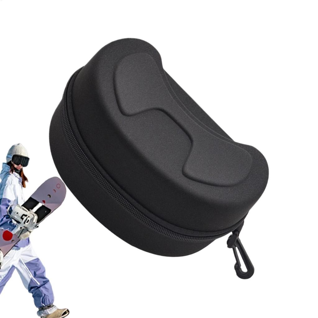 Ski Goggles Zipper Case Snow Glasses Protector Sunglasses Cycling Motorcycle Goggles EVA Hard Box Sports Glasses Storage Holder