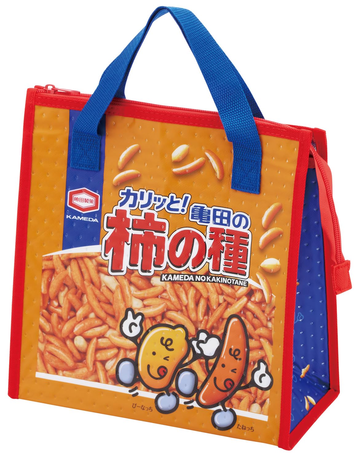 

Skater Lunch Nonwoven Sweets Kameda Kakinotane Bag, Fabric, Insulated, Series, (Persimmon Seeds) FBC1-A