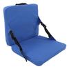 Thickened Anti Dirt Outdoor Seat Back Cushion Portable Folding Stadium Seat with Back Support for Camping Concert Blue