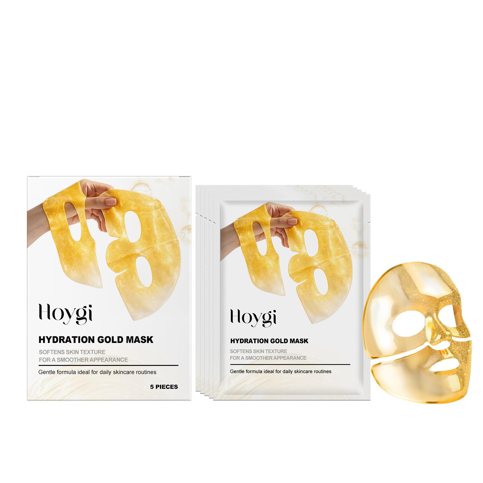 Hydrating Facial Mask (Box Set) - Gentle Brightening Sheet Mask - Perfect Fit & Moisturizing Daily Skincare 4pcs
