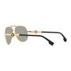 Versace Simple Luxury Design Metal Aviator Sunglasses Women's Gold 55942757 100132399319501-gold 59