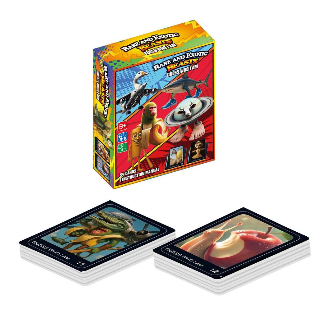 Classic Chinese Mythology Card Game - English Version for Party Entertainment