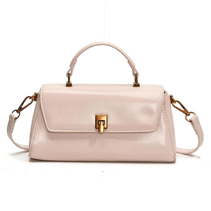 Tragbare hochwertige kleine quadratische Tasche Damen Winter neue Retro trendige Mode Schultertasche Nischendesign Damentasche