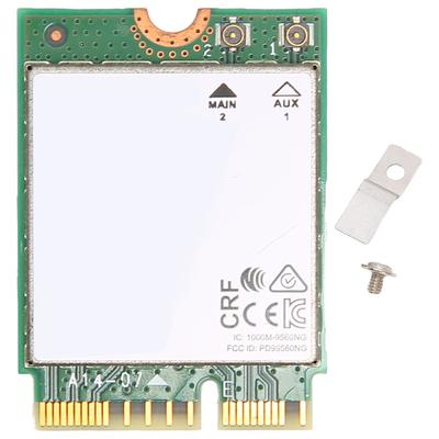 Network Card Module 1550i 9560NGW Dual Band 1.73Gbps Wireless BT5.0 M.2 NGFF Wifi Card for Windows10 Laptop