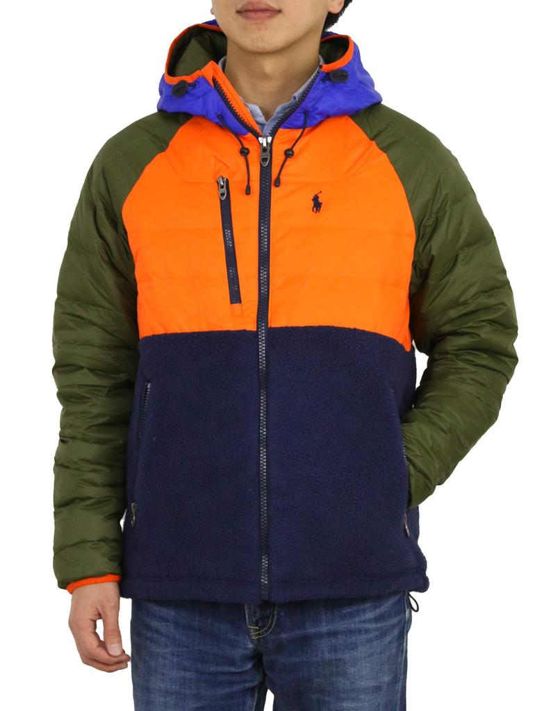 POLO RALPH LAUREN LIMITED EDITION su ponio siuvinėjimu Dydis 0101768 Vyriškas flisinis/pūkinis švarkas/džemperis su gobtuvu, L, Mėlynas, [Naudotas]