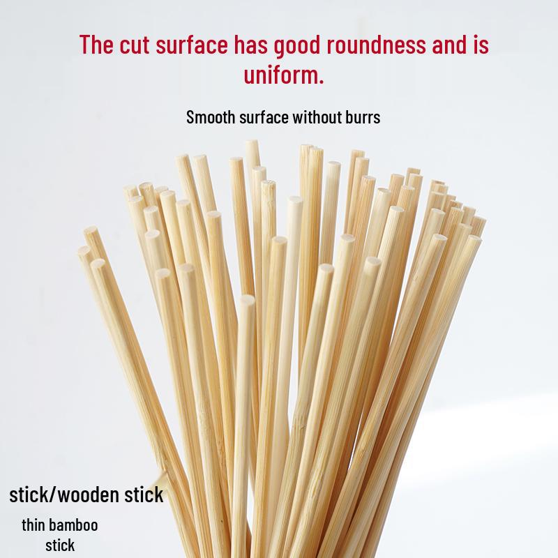 Bamboo and Wooden Craft Sticks: DIY Model Strips and Slices