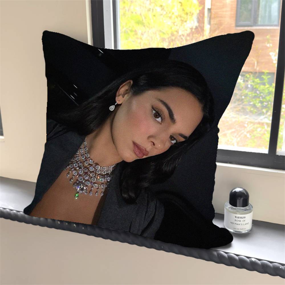 1 шт. Модель Кендалл Дженнер Наволочка Квадратная Спальня Диван Отдых Комфорт Подушка Автомобиль Домашний Декор Наволочка 40x40 12x12Inch