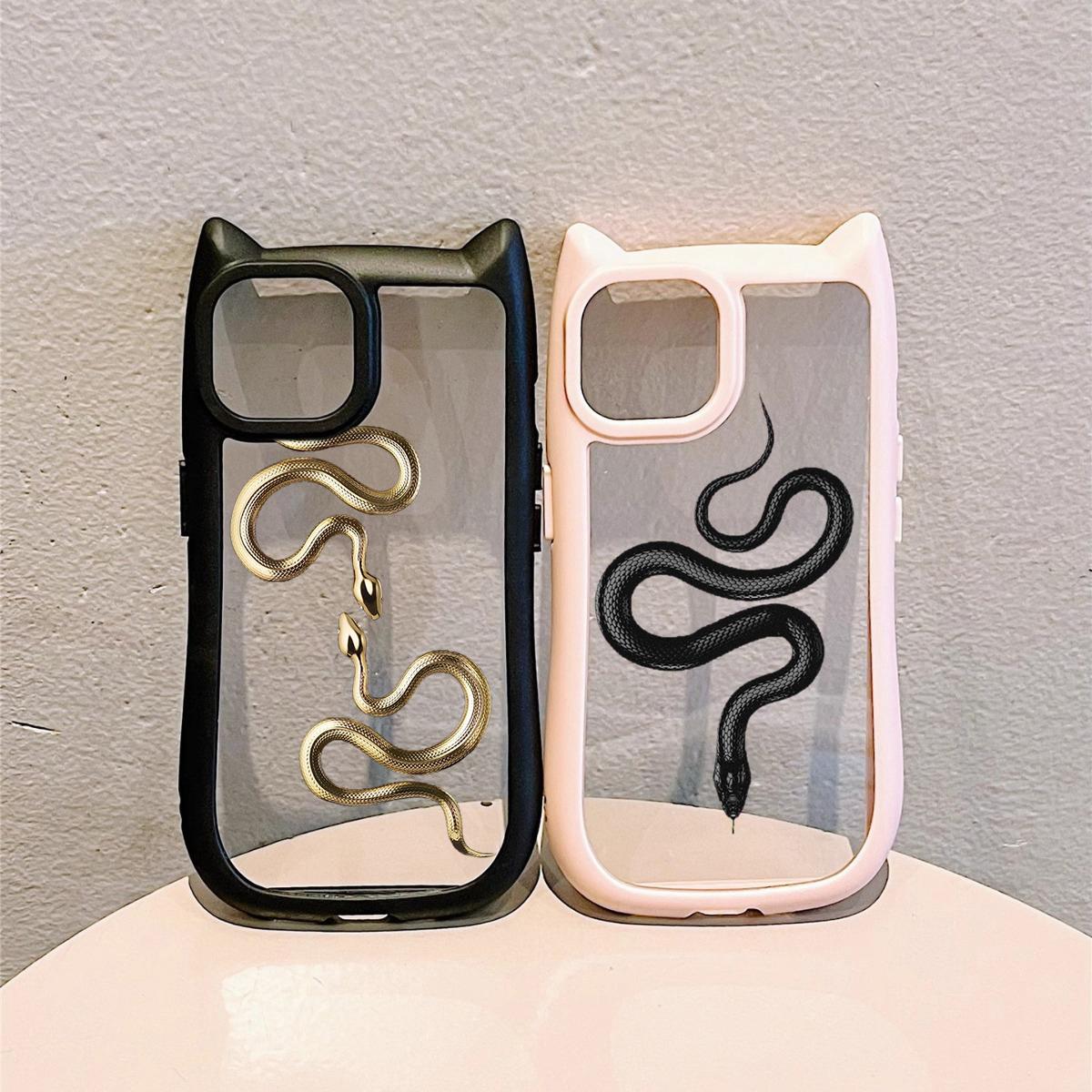 Мягкие чехлы для телефонов с кошачьими ушками для iPhone 16 15 13 12 11 Pro Max 14 Plus — фото 8