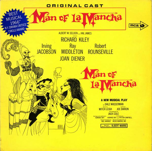 LP Record ORIGINAL CAST, RICHARD KILEY, JOAN  - Man Of La Mancha MUPS466 MCA Records 1972 UK Soundtracks & Musicals Used