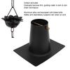 Rain Chain Gutter Adapter Installer Black Powder Coated Aluminum Downspout Installation Tool