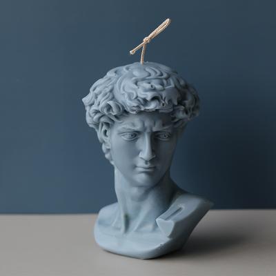 Large David Silicone Candle Mold DIY Portrait Human Body Candle Making Soap Caly Resin Mold Gift Craft Supplies Home Decoration