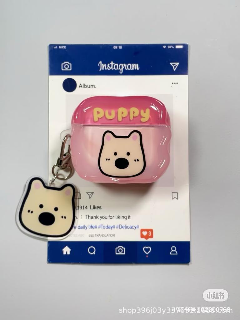 ins wind cartoon cute animal for AirPods 1 /1 earphone protective case 1pro second and third generation new female