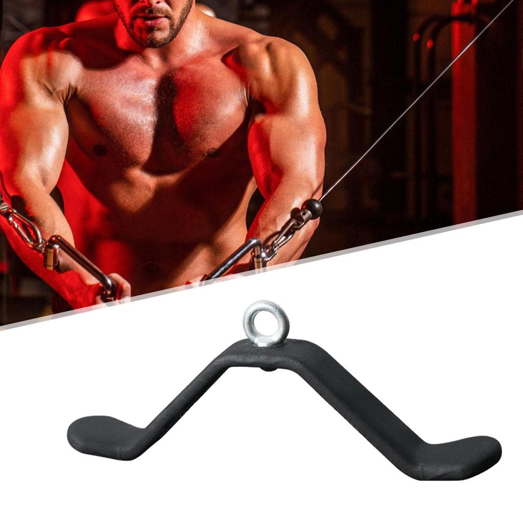 Triceps Pull Down Bar Cable Machine Attachment Accessories, Lower Link Pushdown