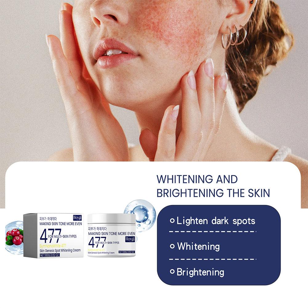 477Skin Genesis Spot Whitening Gream Fades Spot Brightens Moisturizes Skin Smoothes Relieves An R4M7