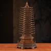 Wenchang Pagoda Resin Figurine: Thirteen-story Ornament for Living Room, Office, or Study Desk