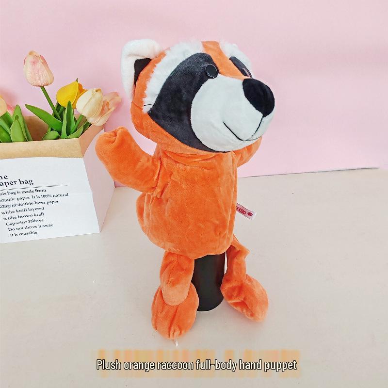 Cartoon Animal Hand Puppet Plush Doll for Kids' Interactive Play