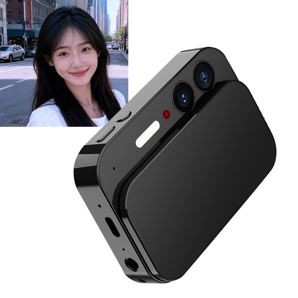 4K Digital Camera 64MP HD Sliding Cover CCD for Entertainment Vlog Photography Student Beauty Selfie