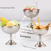 304 Stainless Steel Dessert Cup Pudding Milk Jelly Ice Cream Cup Bowl Salad Bowl Dessert Fruit Plate Snack Dish