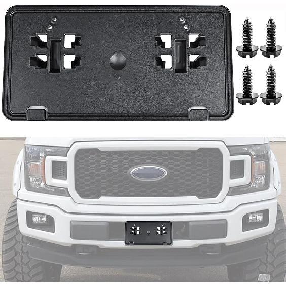 Replacement For Front Bumper License Plate Frame Bracket 2018- Ford F150 JL3Z17A385BA