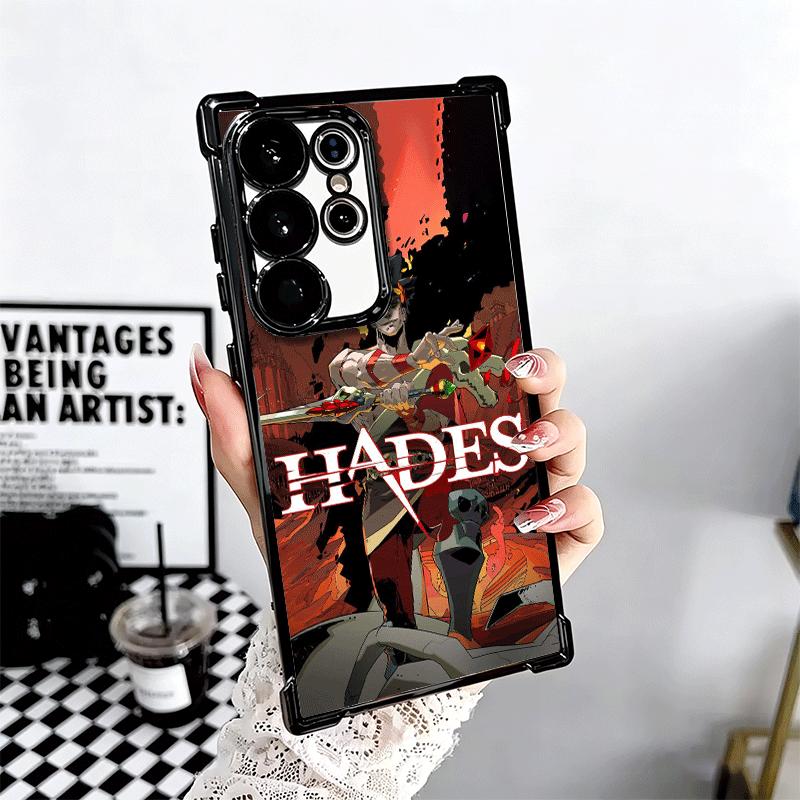 H-Hades A-Action Soft Phone Case For Samsung Galaxy S26 Ultra S25 Edge S24 FE S23 Plus S22 S21 + S20 Plating Anti-Fall Fundas