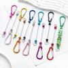 Beadable Keychains Bars Blank Beadable Keychains Bars Metal Keychains Multifunctional Key Fob Blank for Jewelry Making