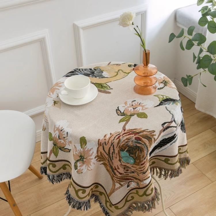 Small Tablecloth Square Table Round Long Table Tablecloth Coffee Table Bedside Table Desk Modern Simple Pattern Ins Style