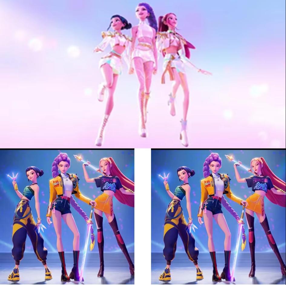 Highly Restored Character K-Pop Demon Hunters 30CM Anime Doll Vinyl Toy Rumi Mira Zoey Birthday Surprise Gift For Girls